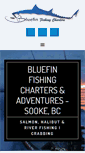 Mobile Screenshot of bluefinfishing.ca